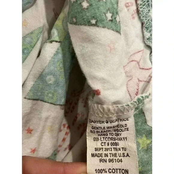 Girls Christmas Dress Sz 4 Peasant Flutter Holiday Outfit 4T Baxter Beatrice - Picture 5 of 6